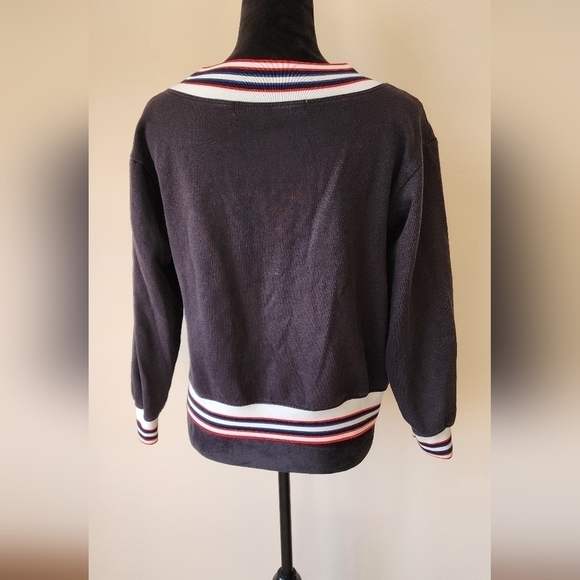 Rebecca Minkoff Women's Red striped and black sweater size Xs. - Picture 2 of 7